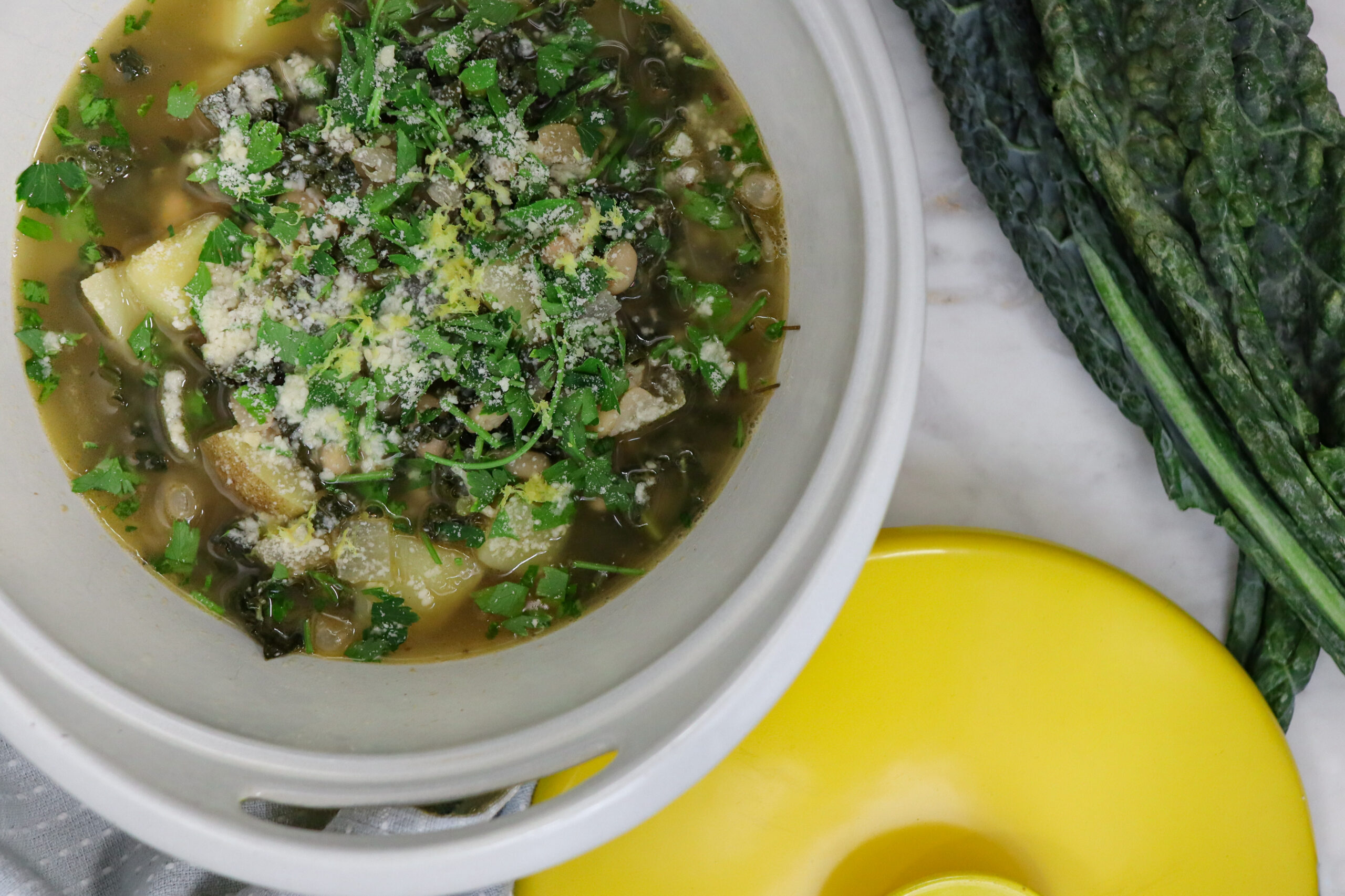 Kale, White Bean, and Potato Soup | America’s Grow-a-Row